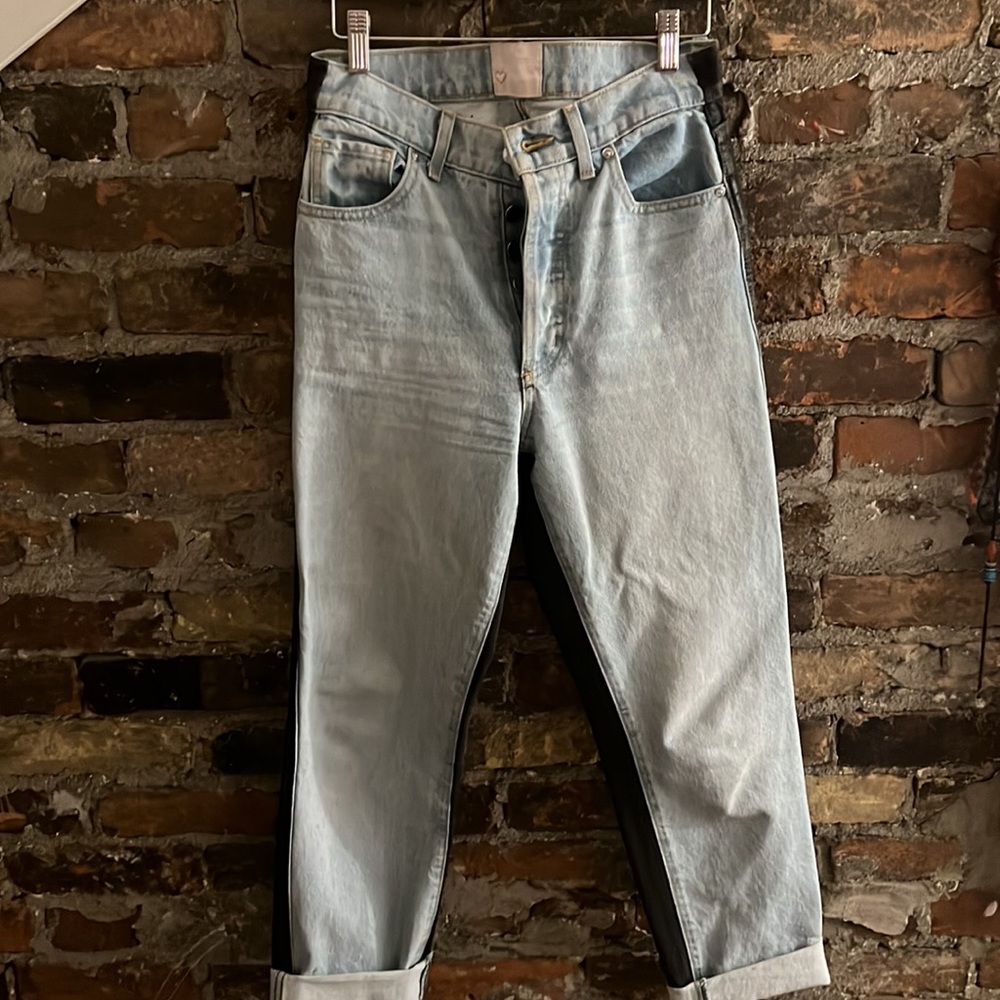 Revive two-toned jeans